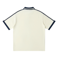Polo Contrast Piping Noir Original — Streetwear Belge