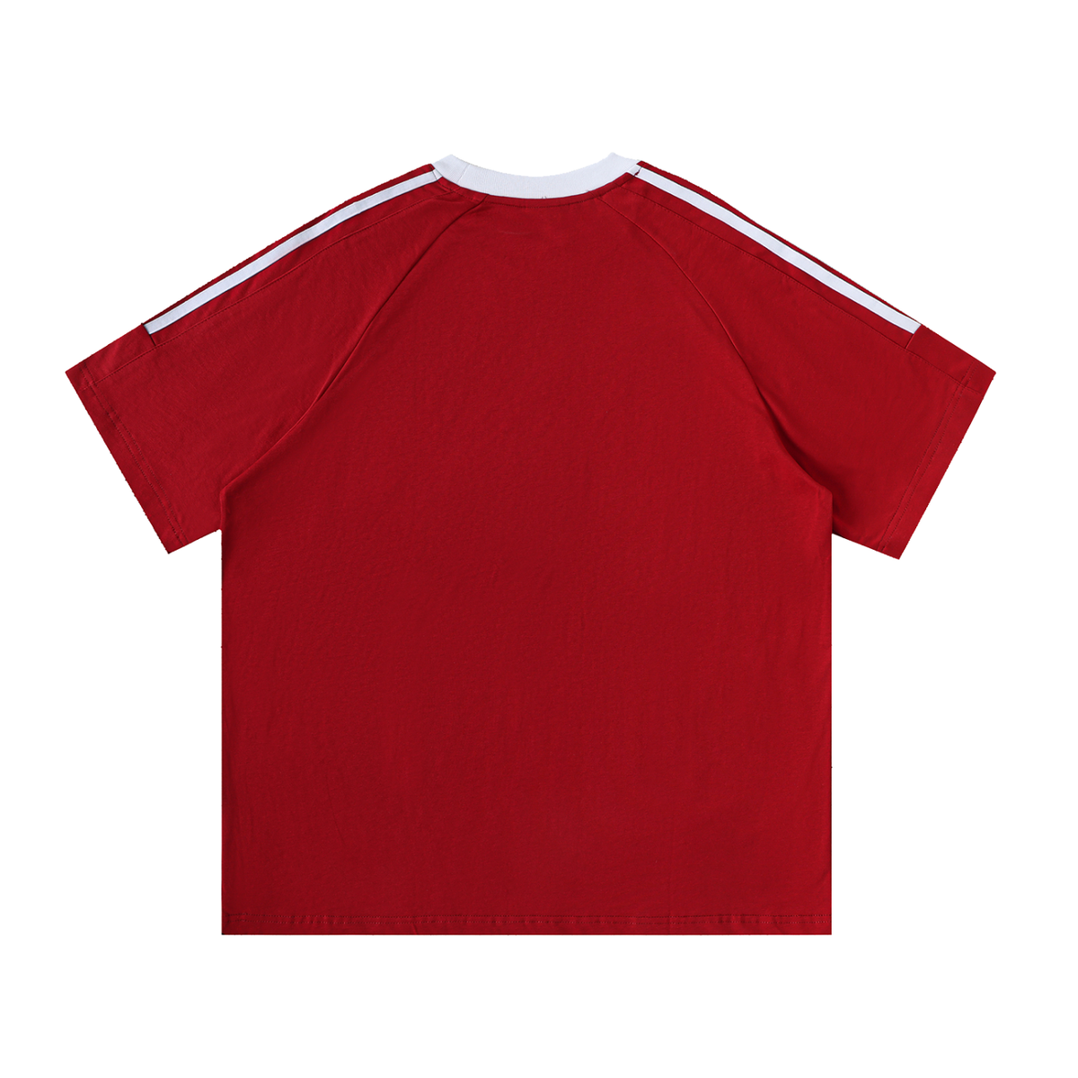 T-shirt Bandes Contrastantes Original Noir — Coton Streetwear Belge
