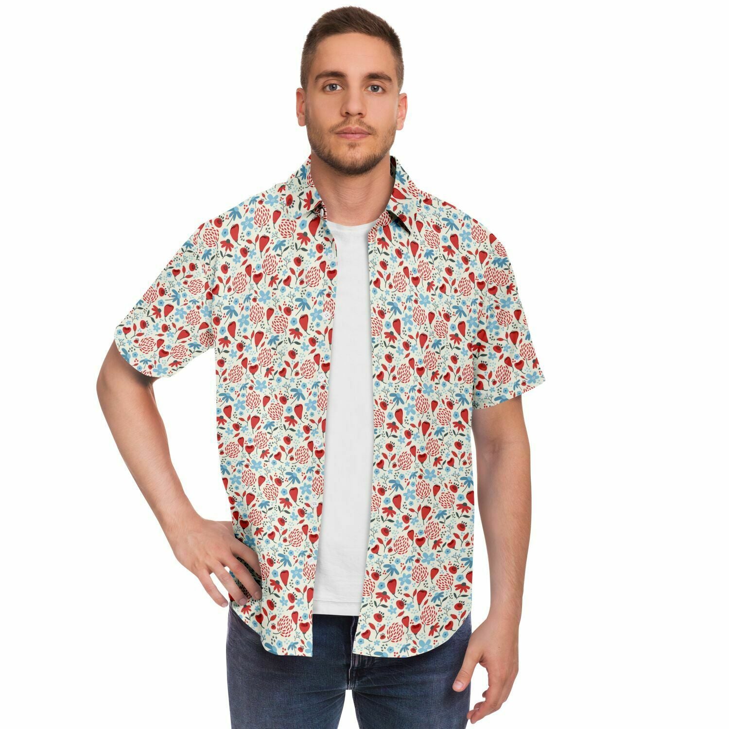 chemise légère homme à motifs