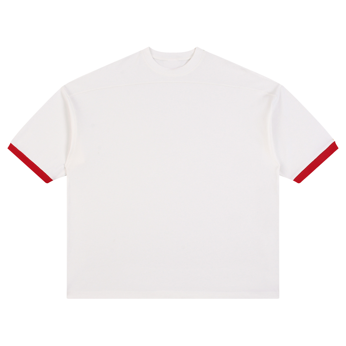 T-shirt Colorblock Épaule Tombante Original Noir — Streetwear Belge