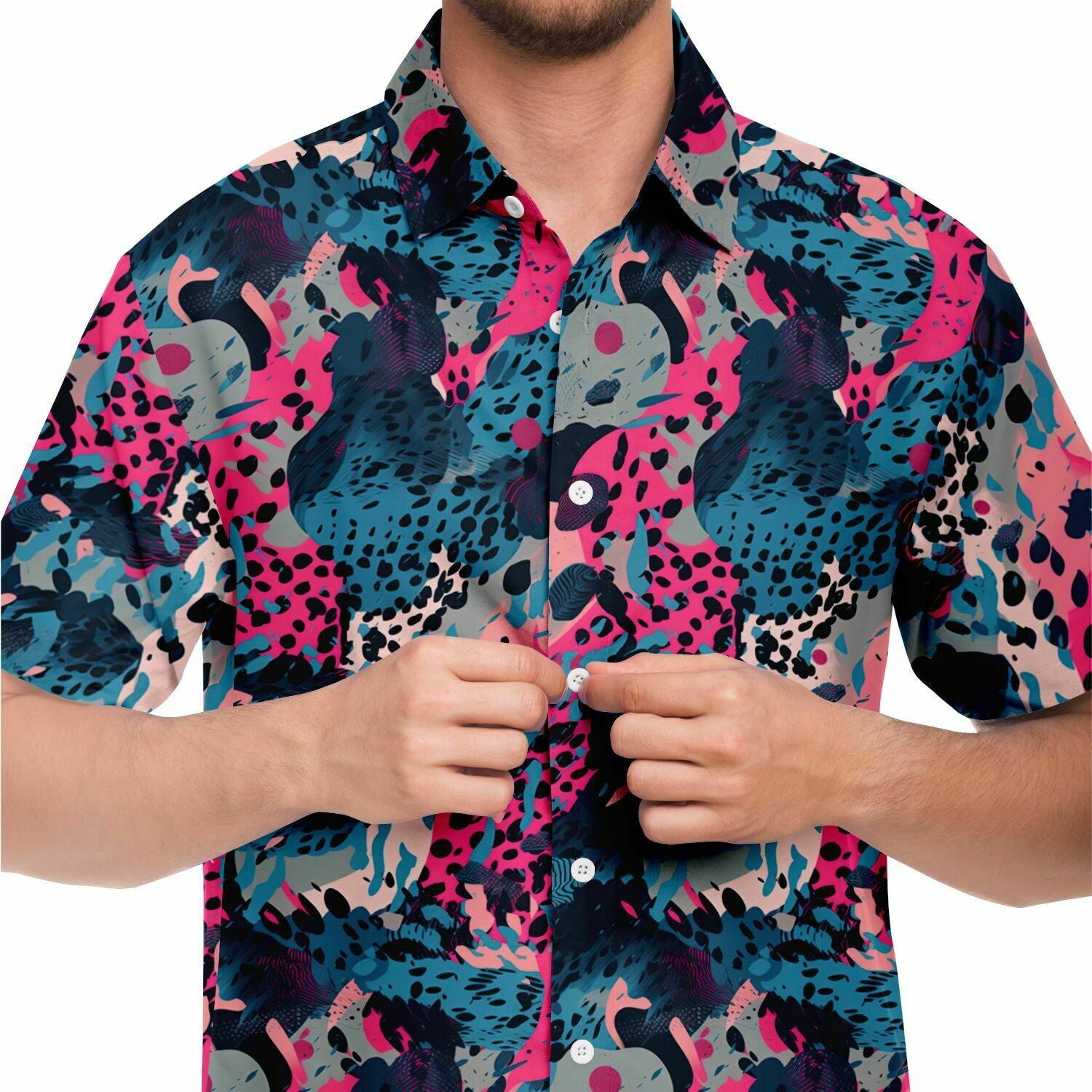 chemise homme fashion manches courtes