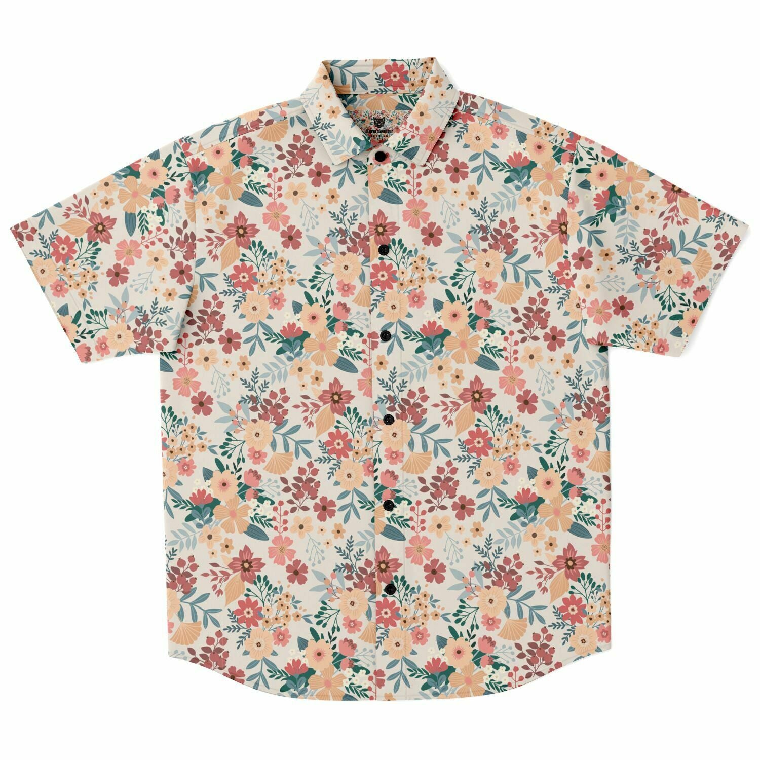 chemise d'été à motifs floraux