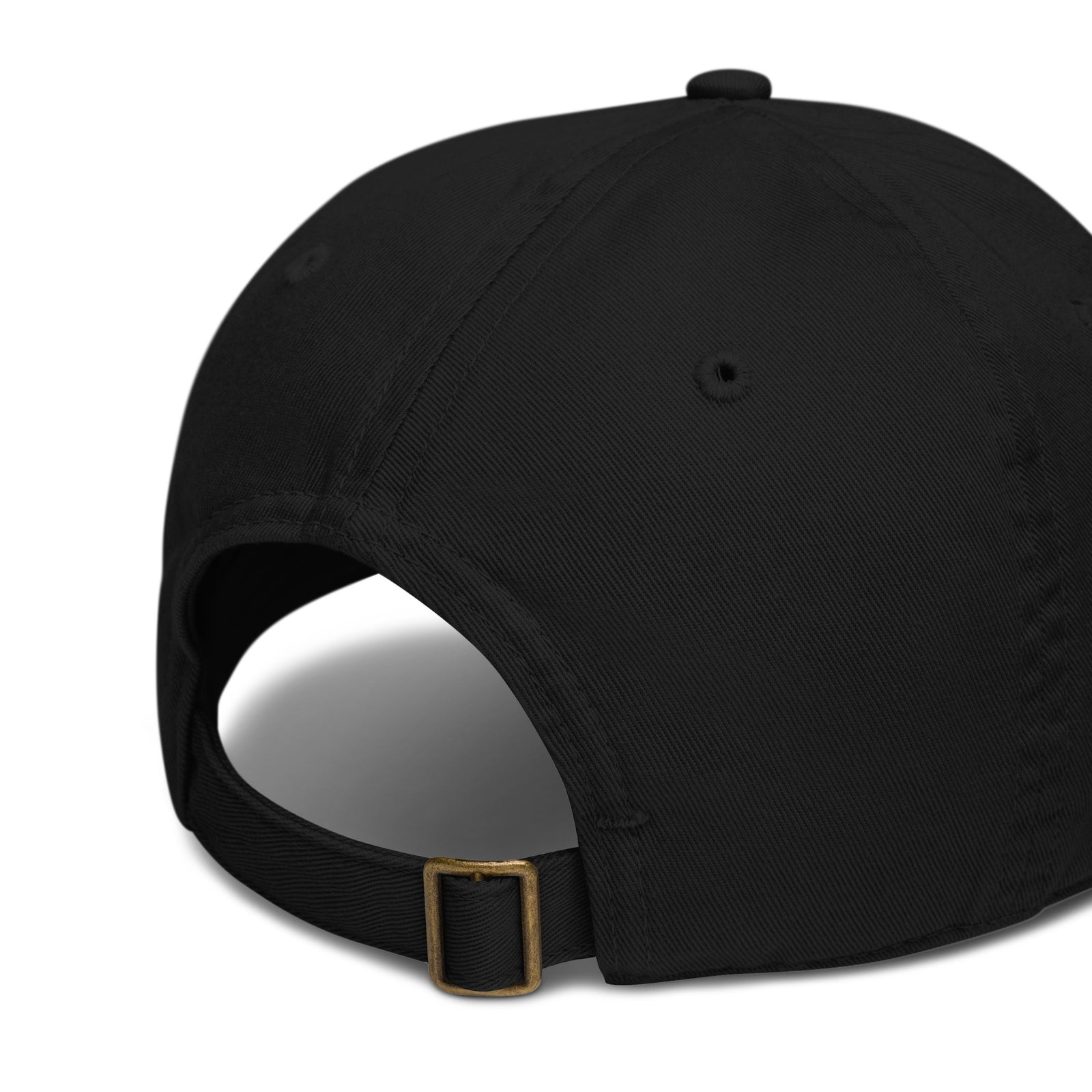 Casquette baseball bio mountain bike noir portée en situation CHT'M Boutique