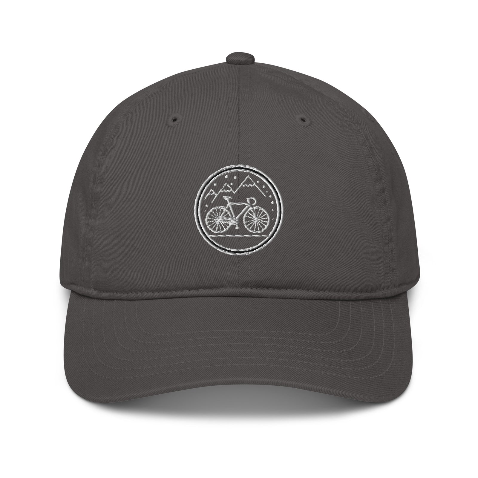 Casquette baseball bio mountain bike noir vue de dos CHT'M Boutique