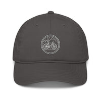 Casquette baseball bio mountain bike noir vue de dos CHT'M Boutique
