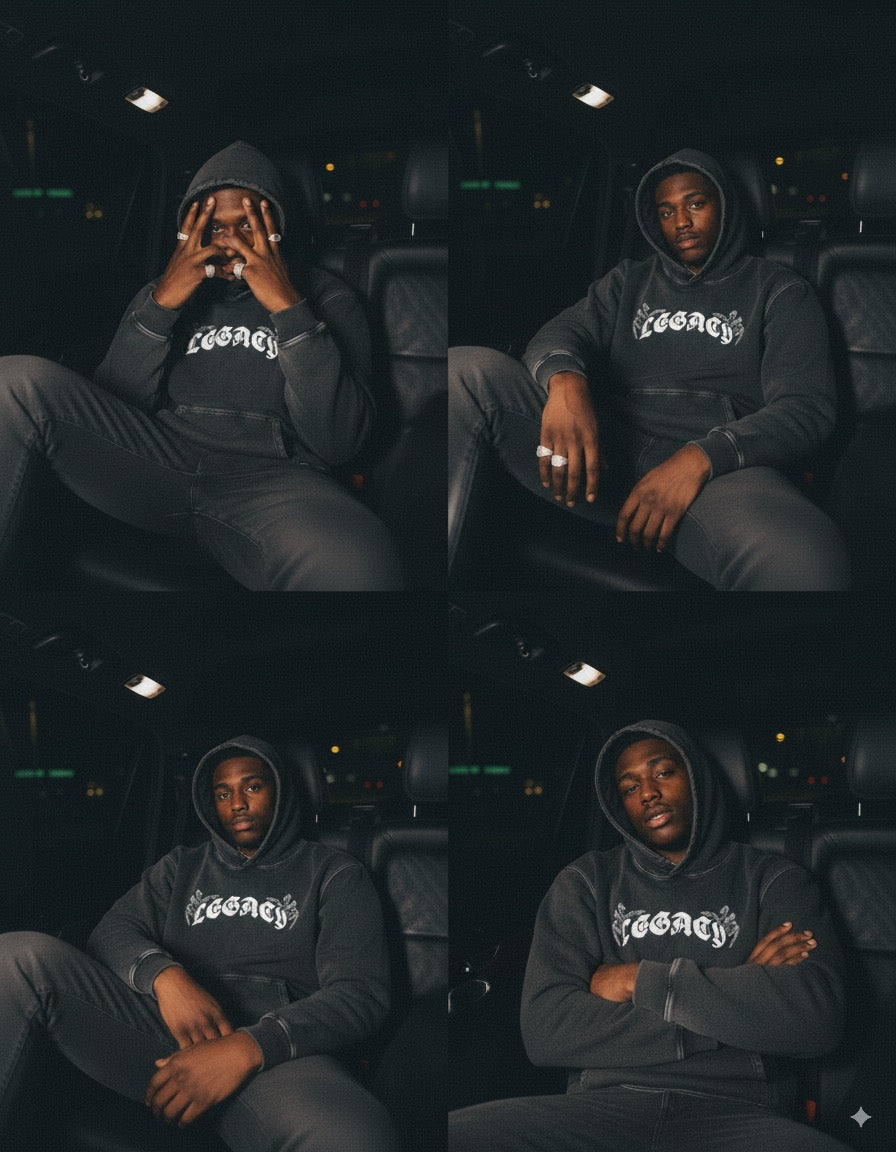 Hoodie Oversize “Legacy” – Streetwear Unisexe 100% Coton