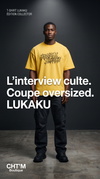 T-shirt Lukaku "Grosse Paire de Couilles" Red Devils Belgique 3-2 Sénégal – Blanc & Jaune Citron CM 2026