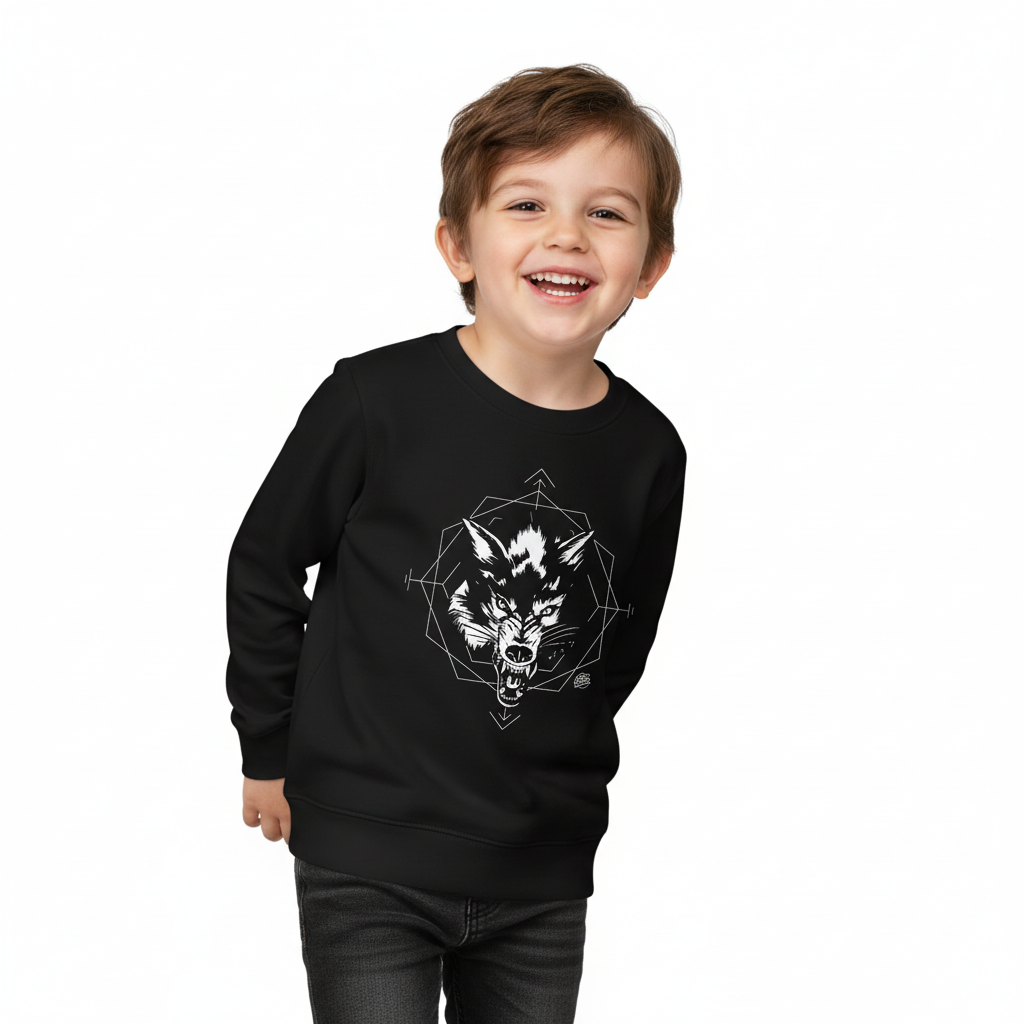 Pull enfant - Tête de loup