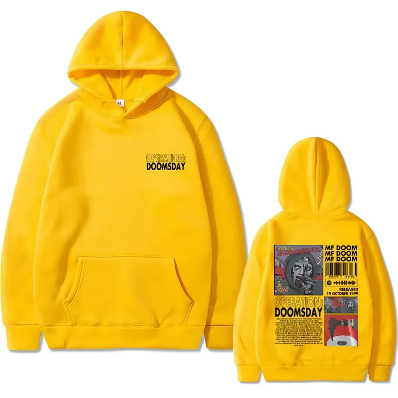 MF Doom hoodie noir style urbain