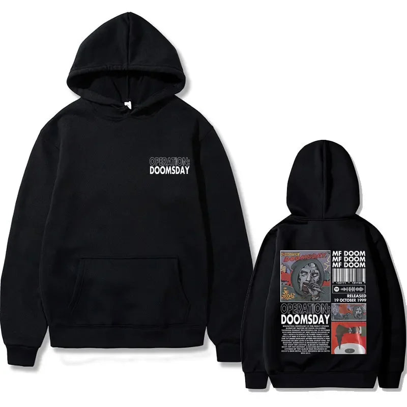 hoodie MF Doom avec graphique iconique