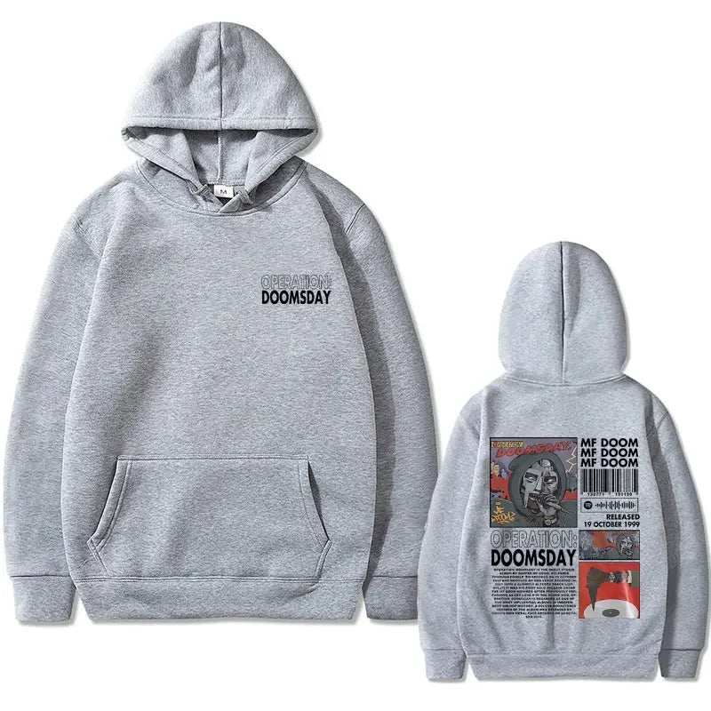 sweat MF Doom à motif hip hop