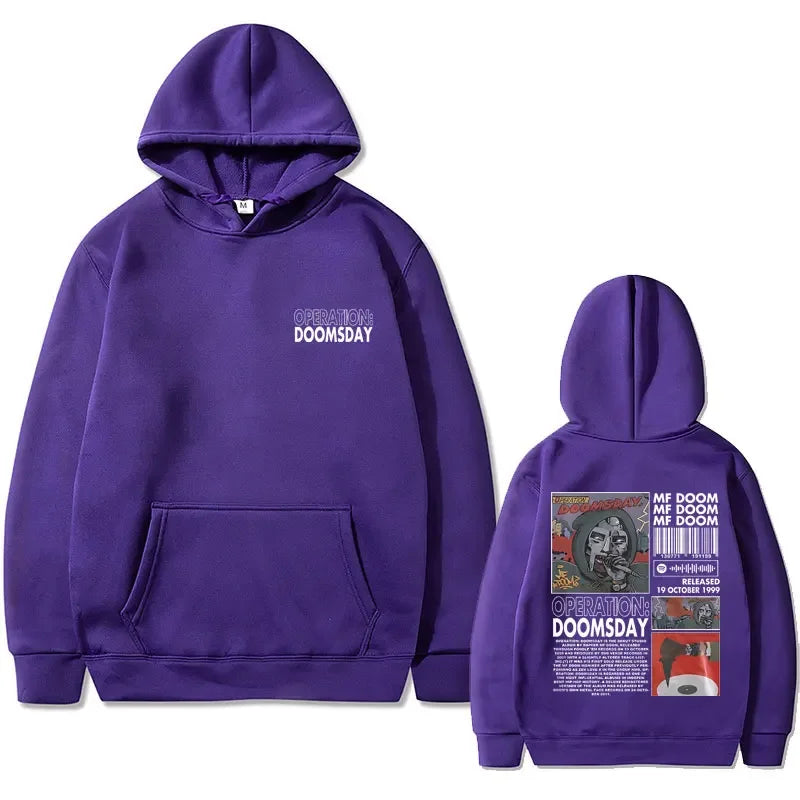 sweat à capuche MF Doom style hip hop