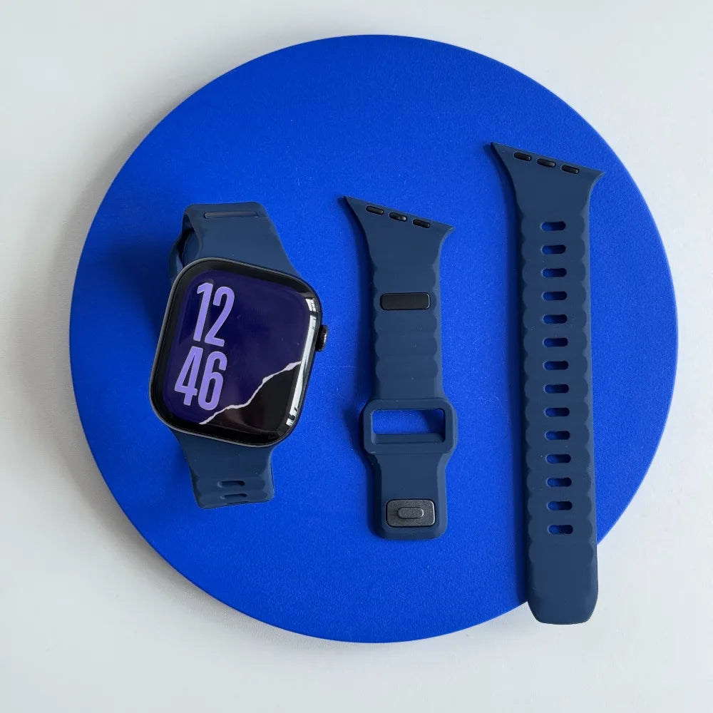 Bracelet Apple Watch sport en silicone, vue détaillée 2