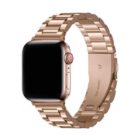 Bracelet Apple Watch à maillons en acier inoxydable, vue détaillée