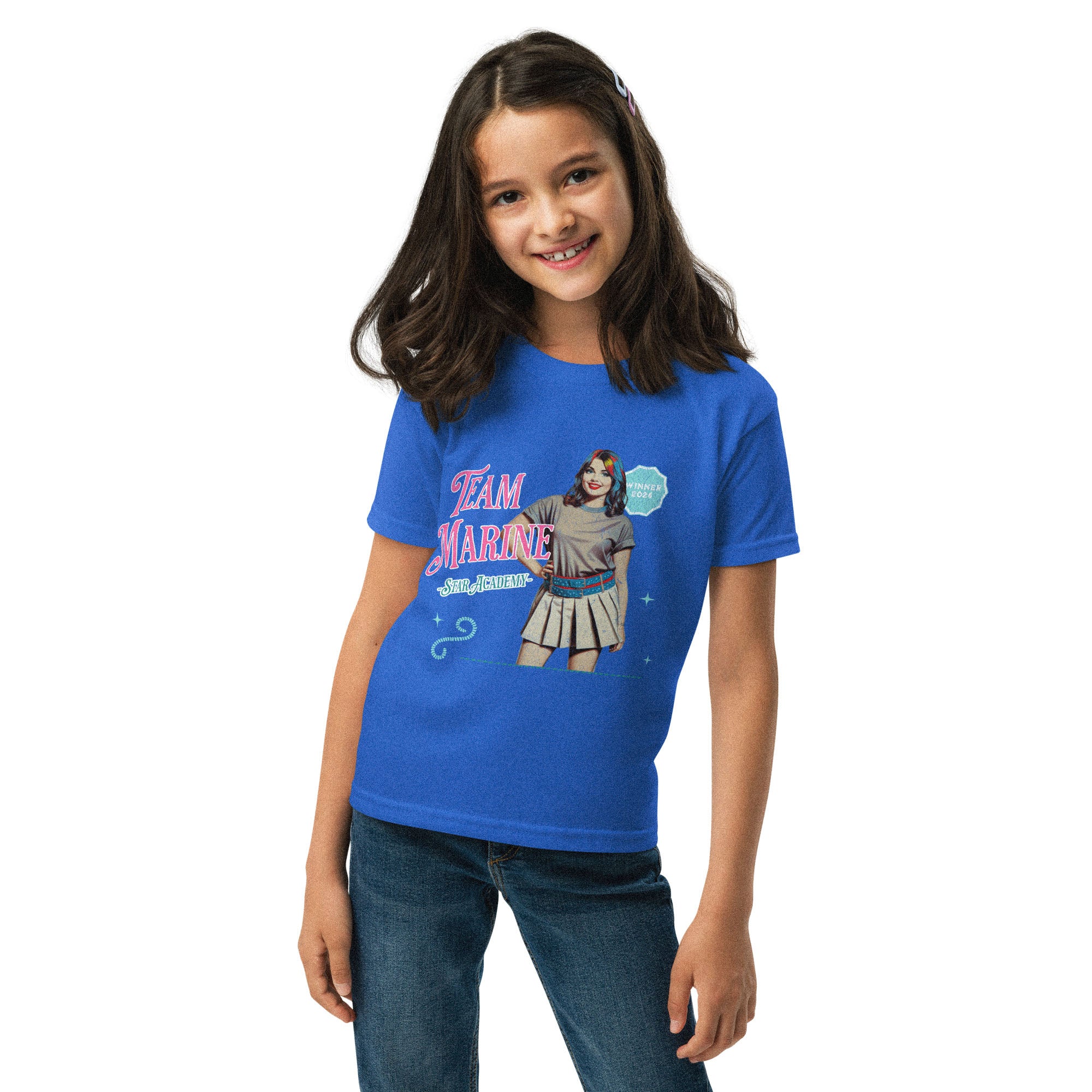 T-shirt enfant Team Marine | Fan Officiel de la Gagnante