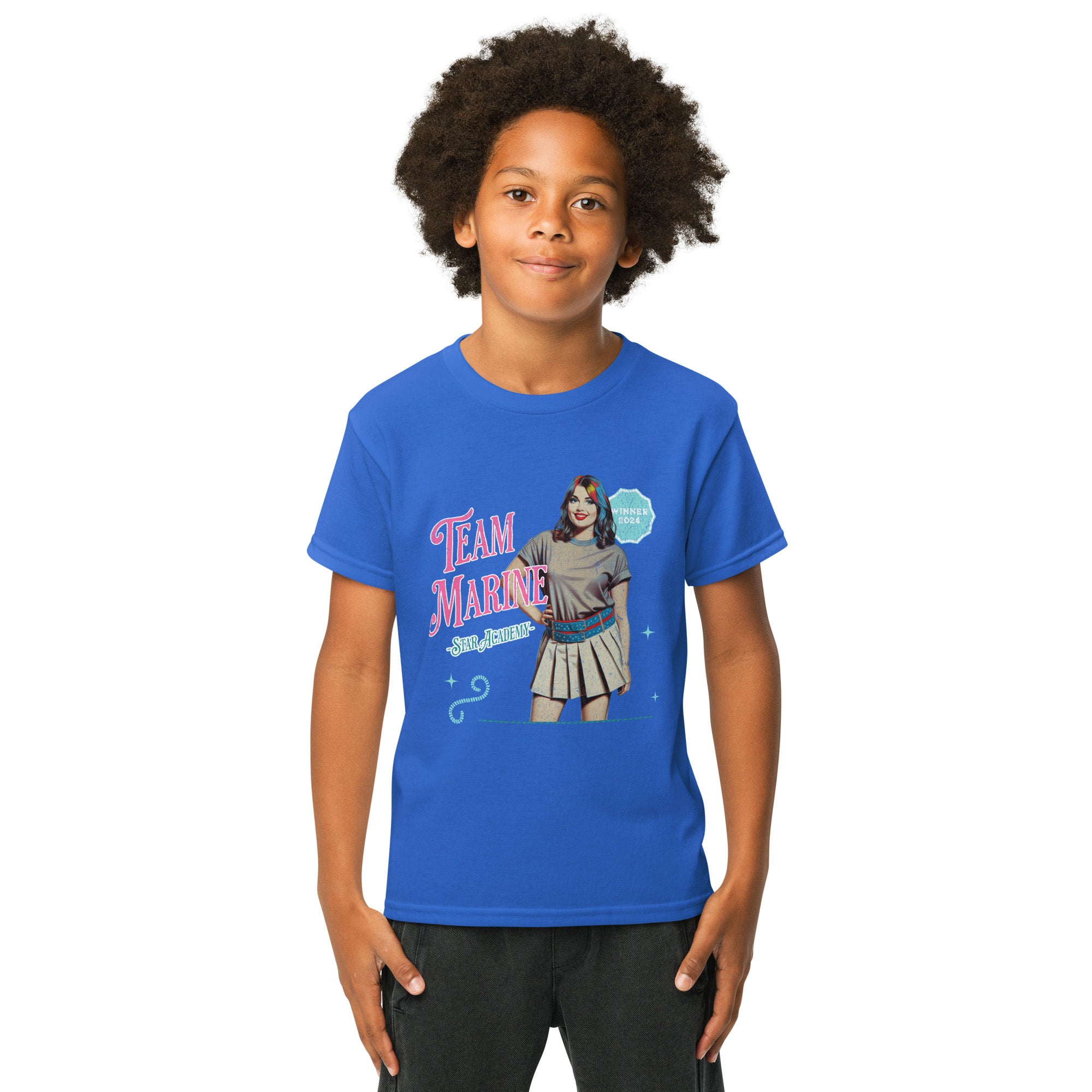 T-shirt enfant Team Marine | Fan Officiel de la Gagnante