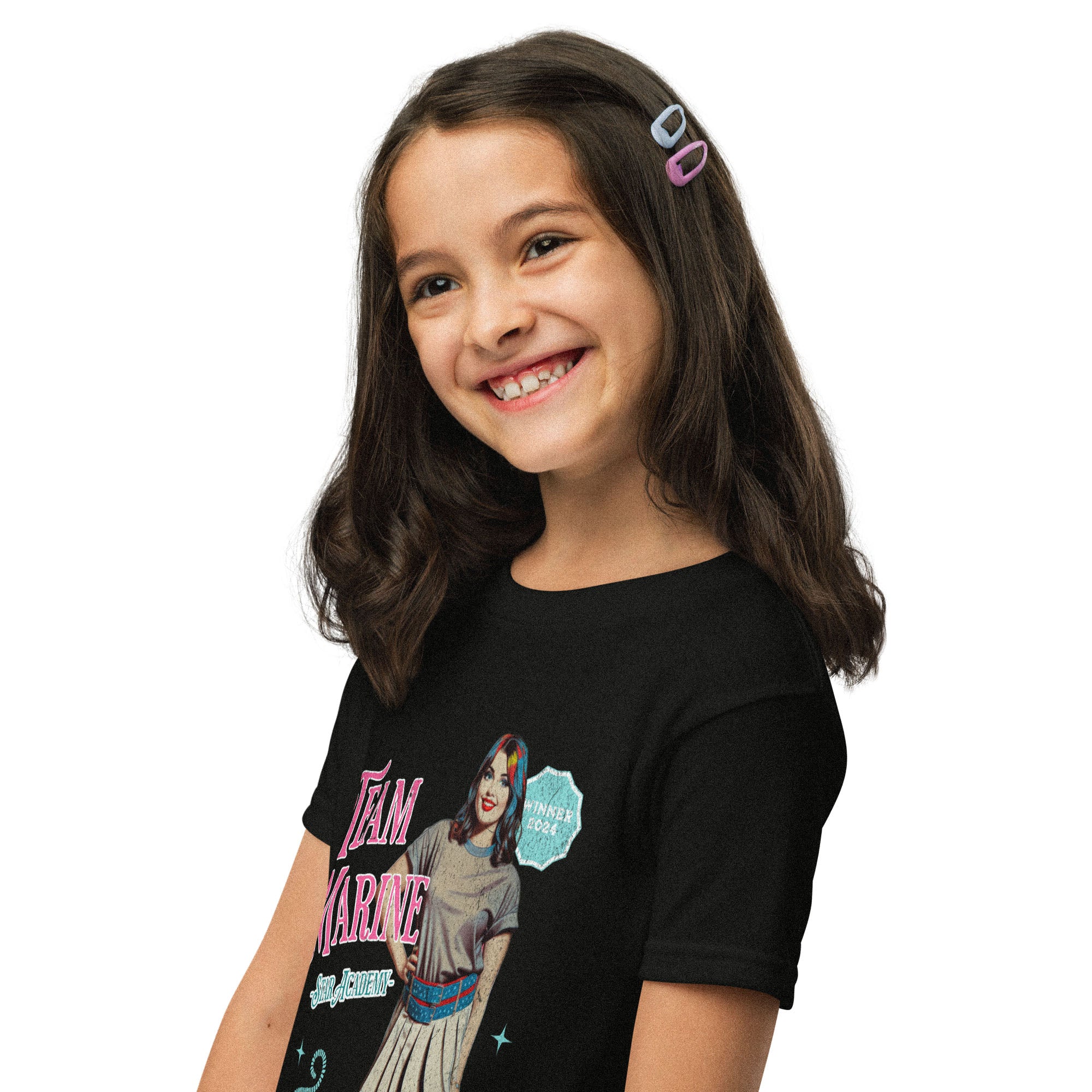 T-shirt enfant Team Marine | Fan Officiel de la Gagnante