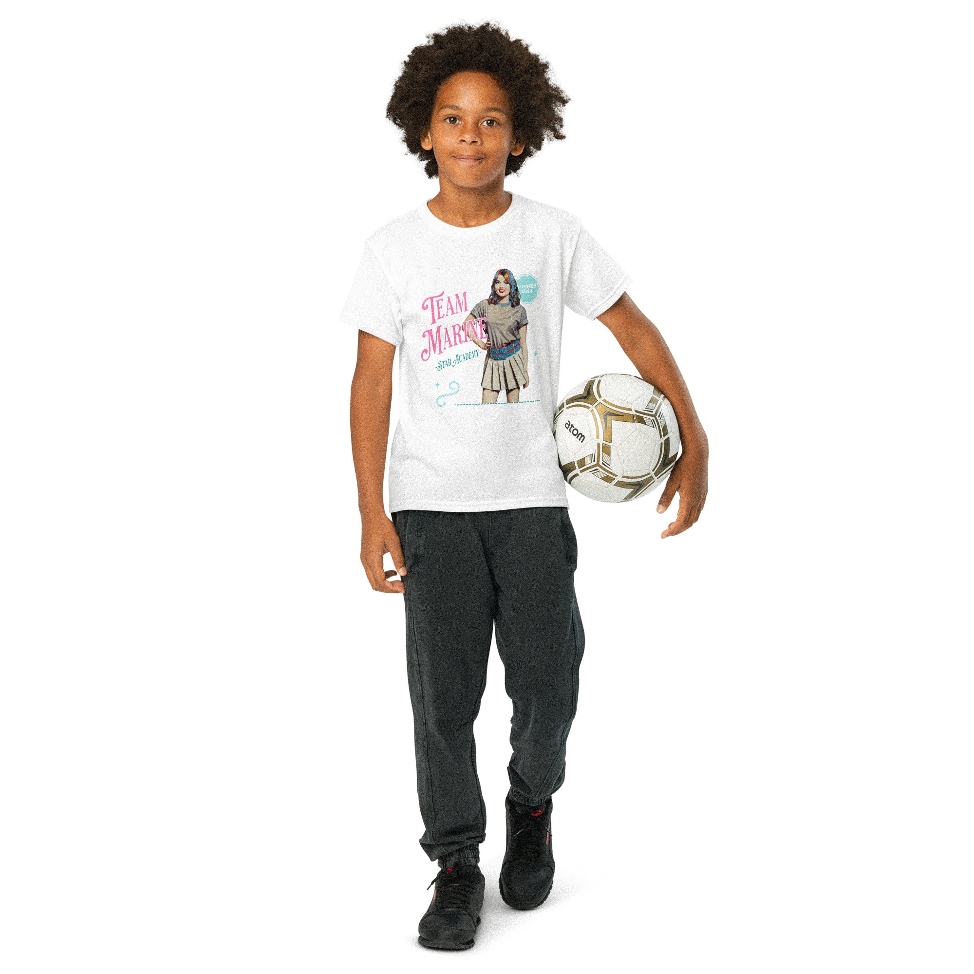 T-shirt enfant Team Marine | Fan Officiel de la Gagnante