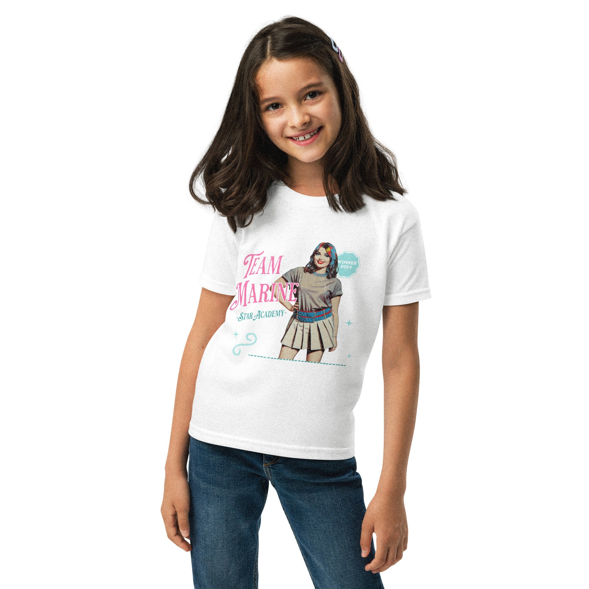T-shirt enfant Team Marine | Fan Officiel de la Gagnante