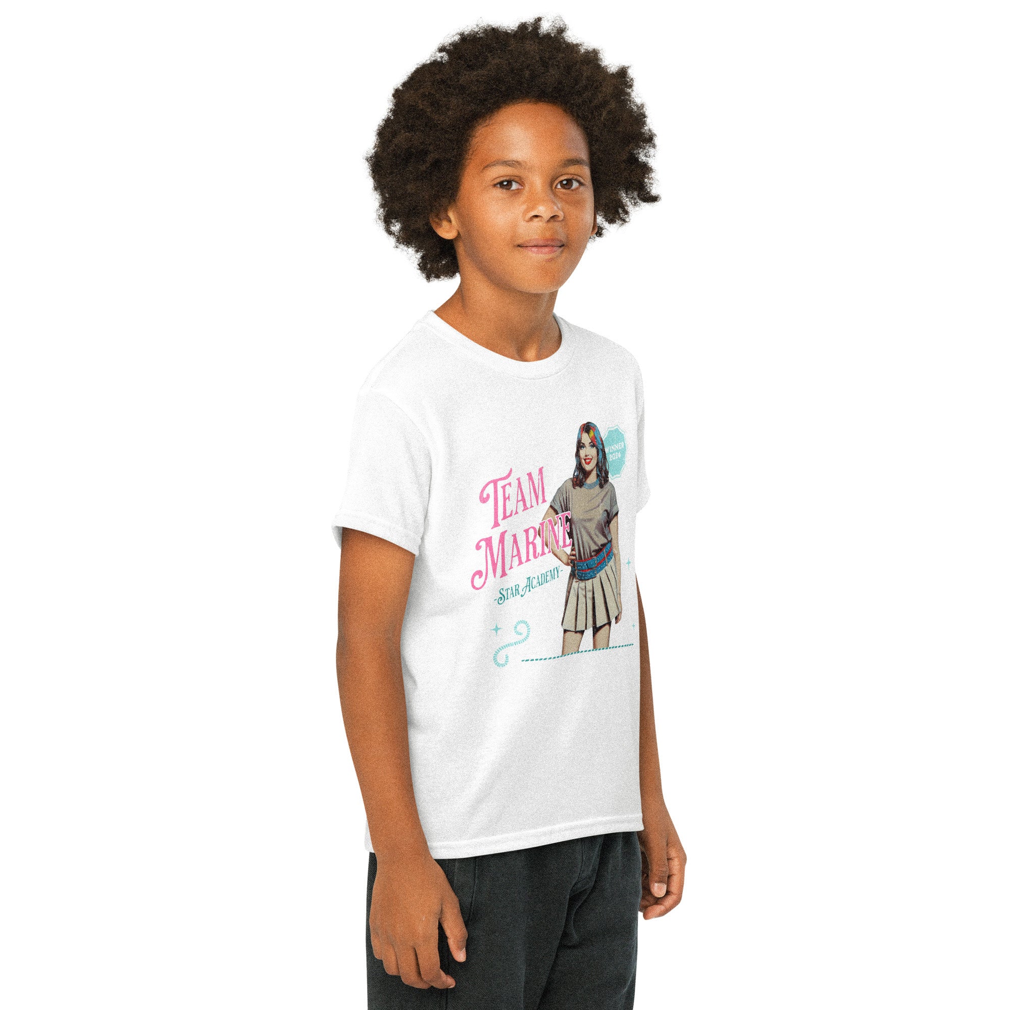T-shirt enfant Team Marine | Fan Officiel de la Gagnante