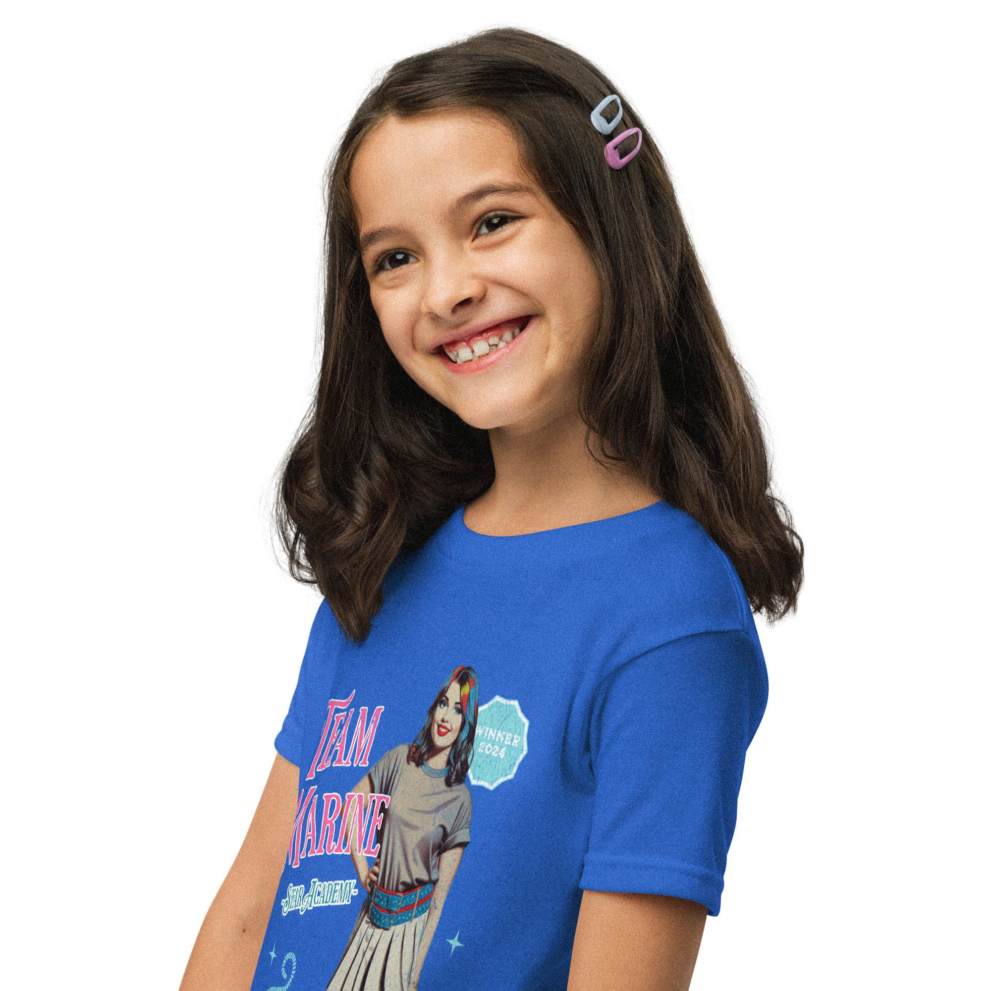 T-shirt enfant Team Marine | Fan Officiel de la Gagnante