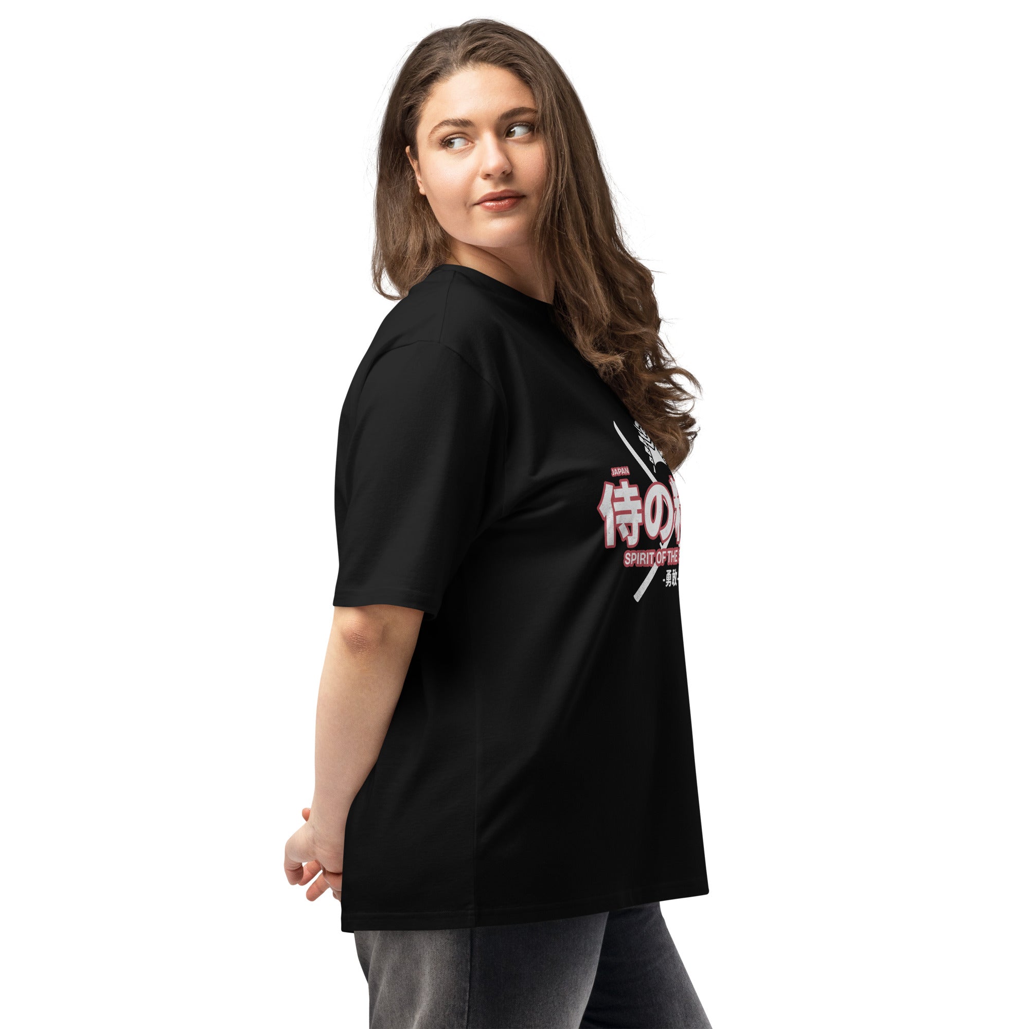 tshirt-samurai-japon-femme-oversized-cote