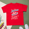 teeshirt star academy team marine rouge