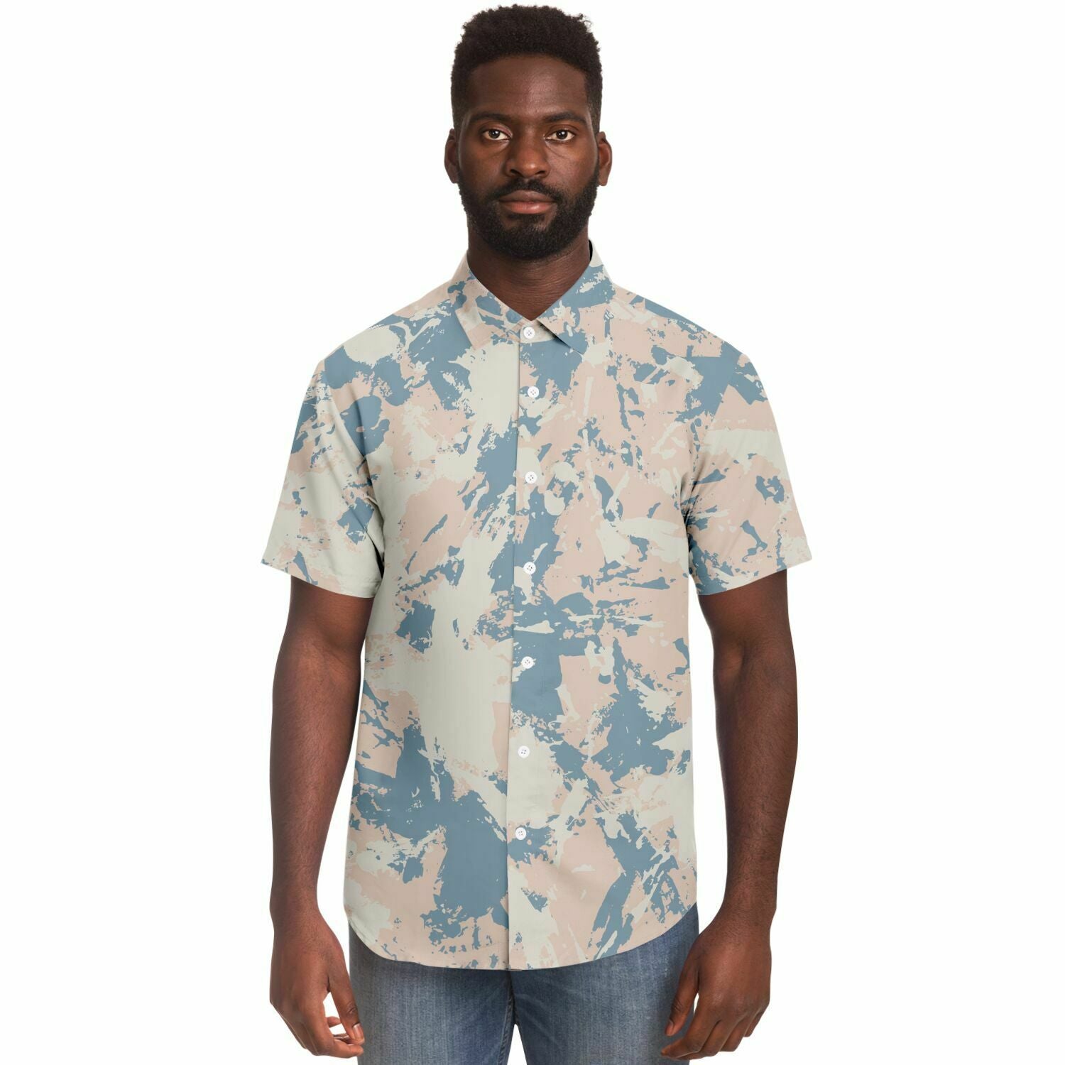 chemise décontractée homme manches courtes