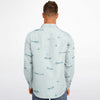 CHEMISE HOMME BLEU CIEL - MANCHES LONGUES à bateaux