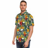 chemise tendance homme manches courtes