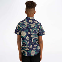 chemise originale garçon avec motifs de dragons