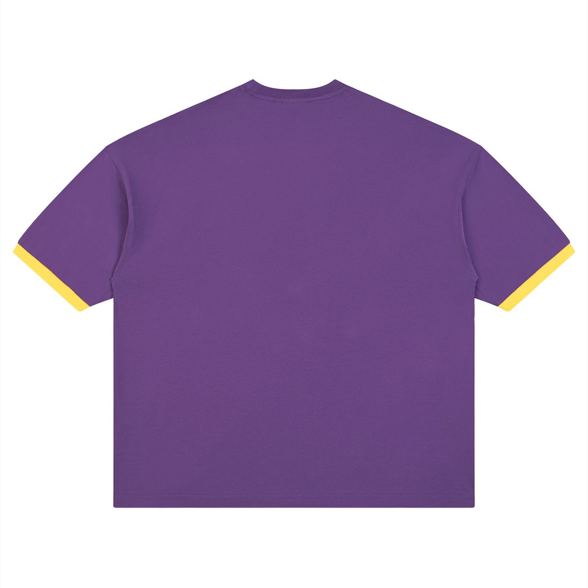 T-shirt Colorblock Épaule Tombante Original Noir — Streetwear Belge