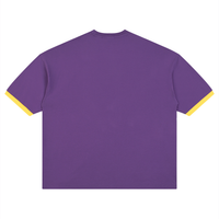 T-shirt Colorblock Épaule Tombante Original Noir — Streetwear Belge