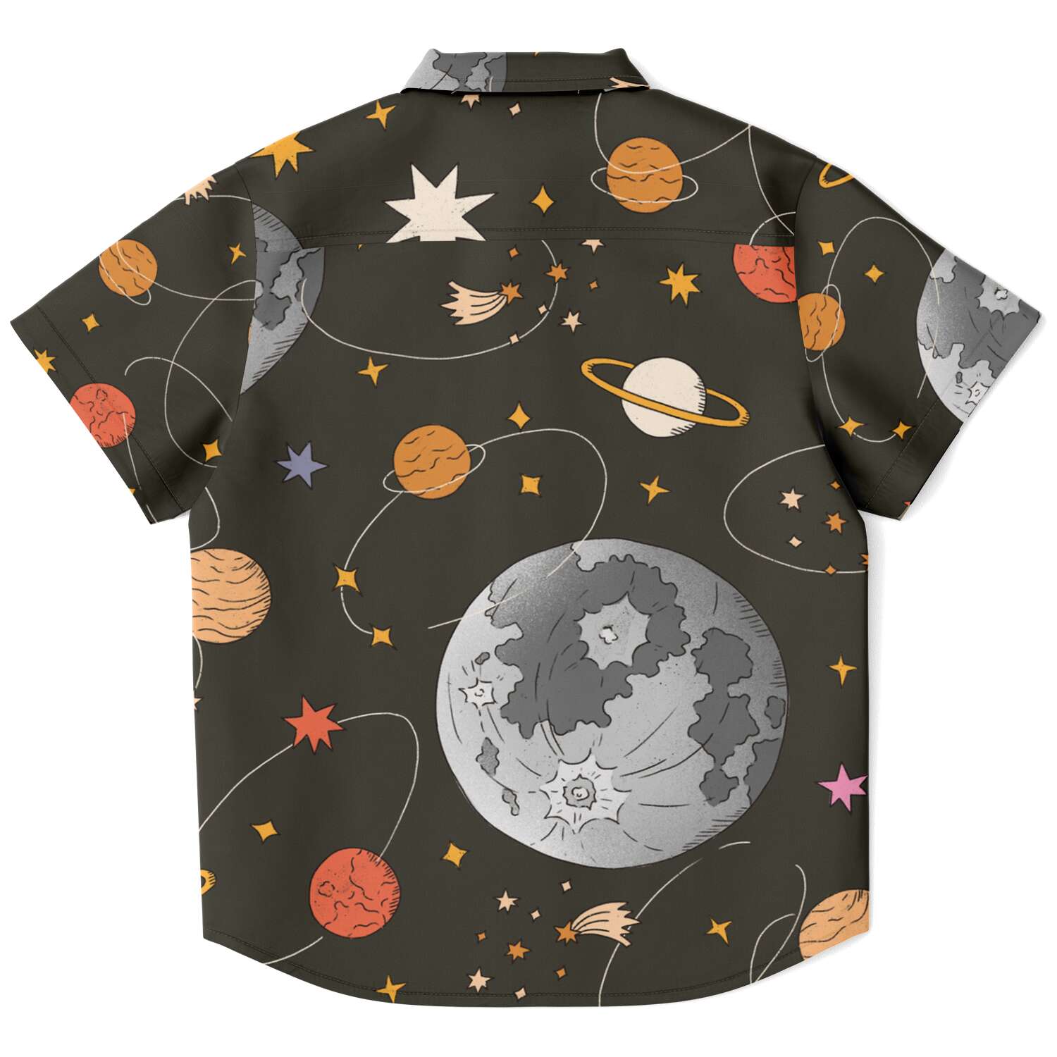 vêtement garçon thème spatial manches courtes