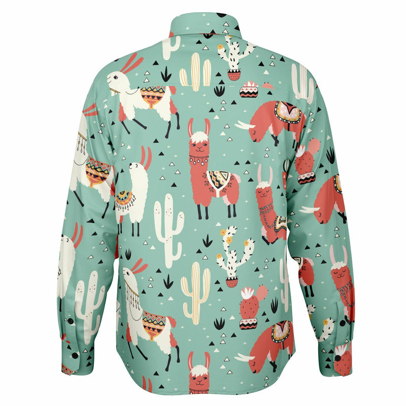 mode homme chemise manches longues esprit lama
