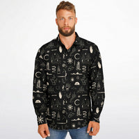 chemise vintage noire homme style cow-boy