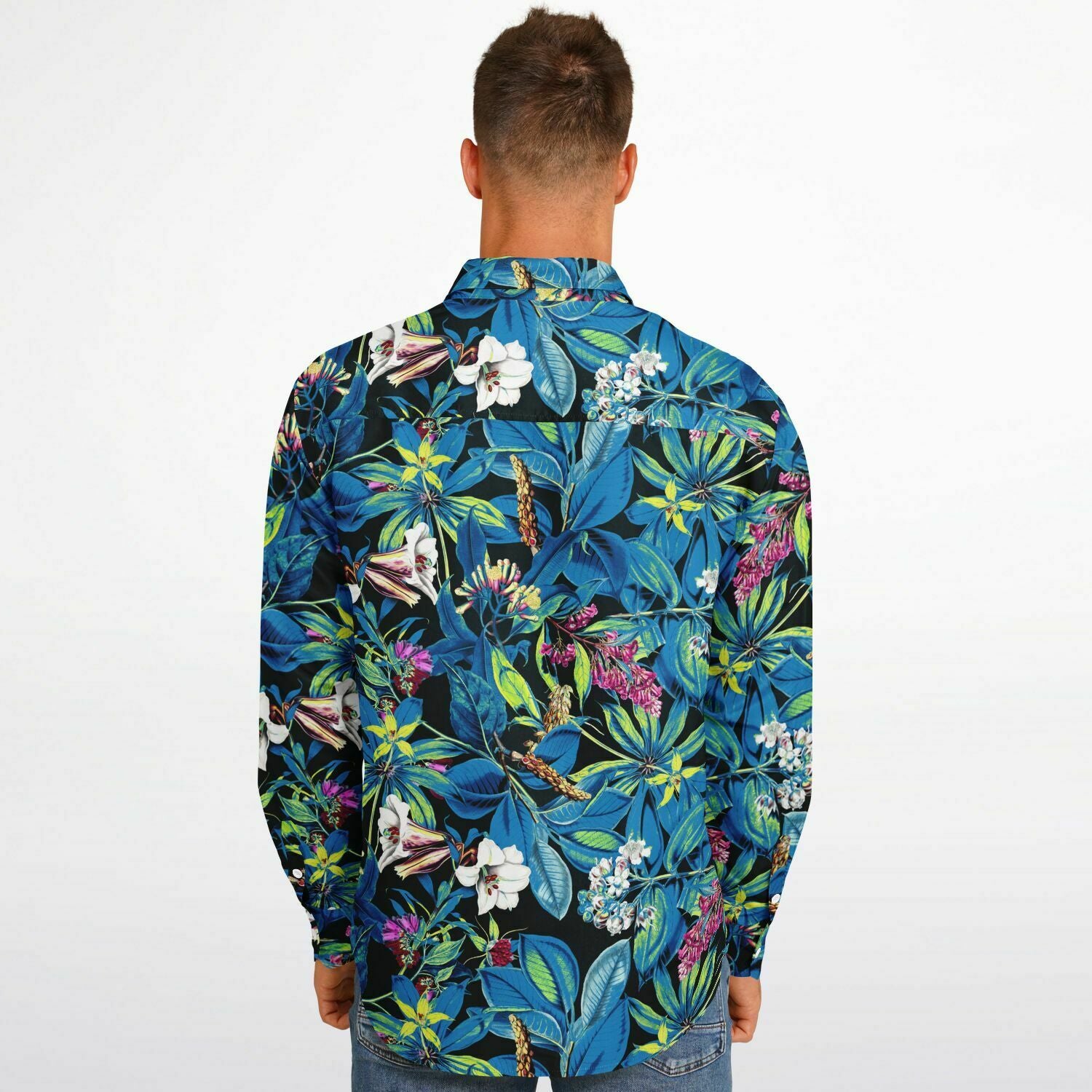 chemise tendance homme à fleurs