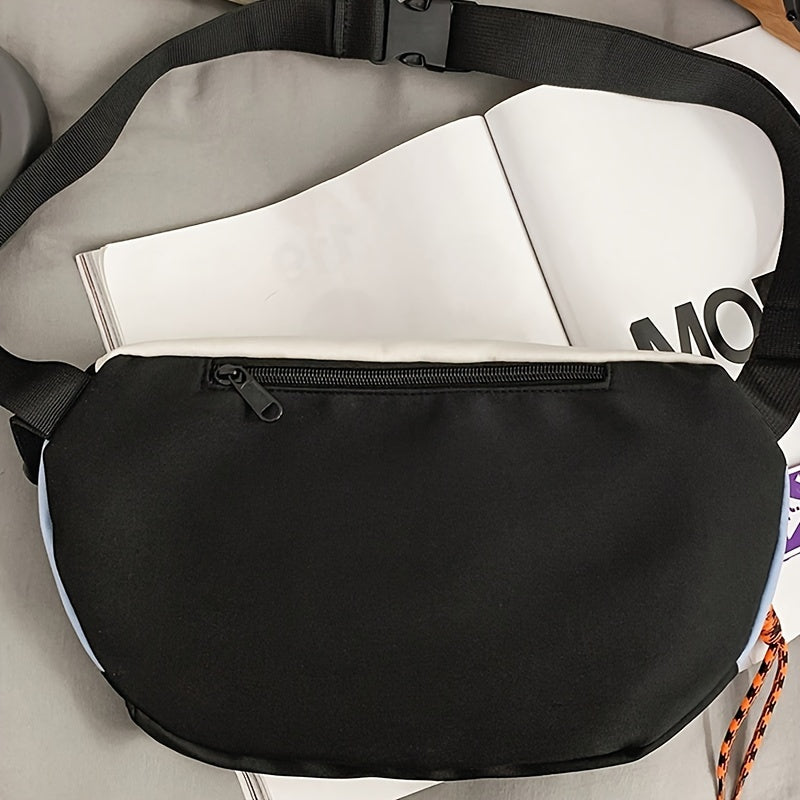 Sac banane hip-hop noir streetwear – vue 7