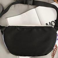 Sac banane hip-hop noir streetwear – vue 7