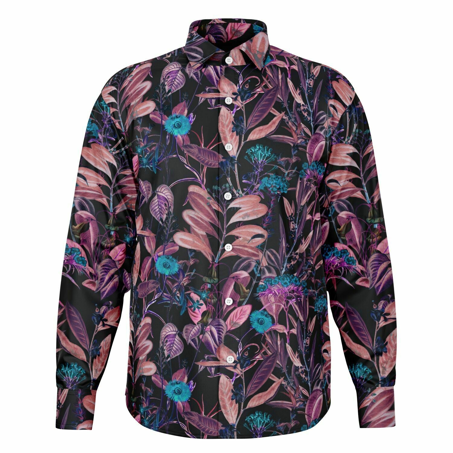 chemise copie d'art floral pour homme