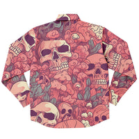 vêtements homme manches longues têtes de morts