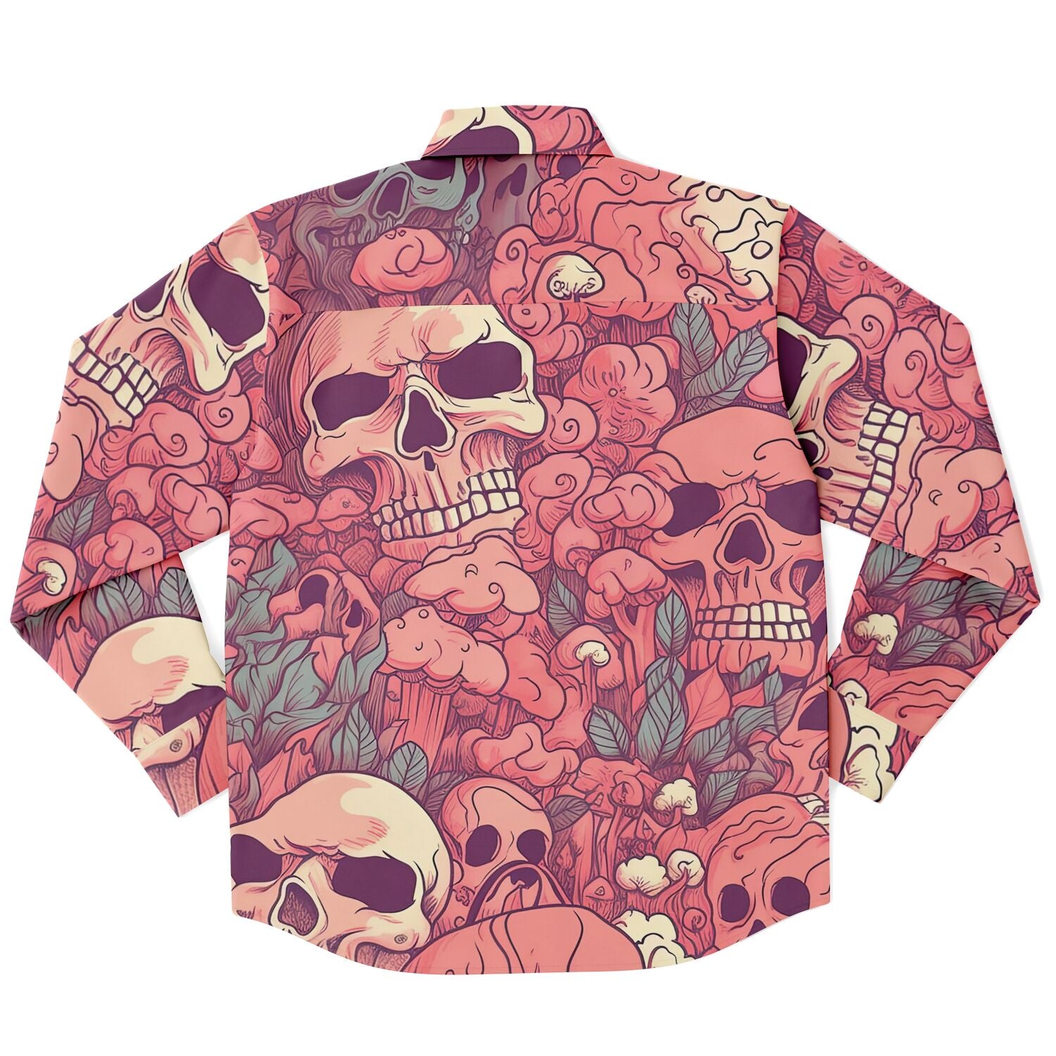 vêtements homme manches longues têtes de morts