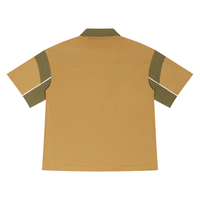 Polo Boxy Colorblock Rouge et Marine — Streetwear Belge
