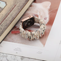 Bracelet Apple Watch chouchou scrunchie, vue détaillée 4