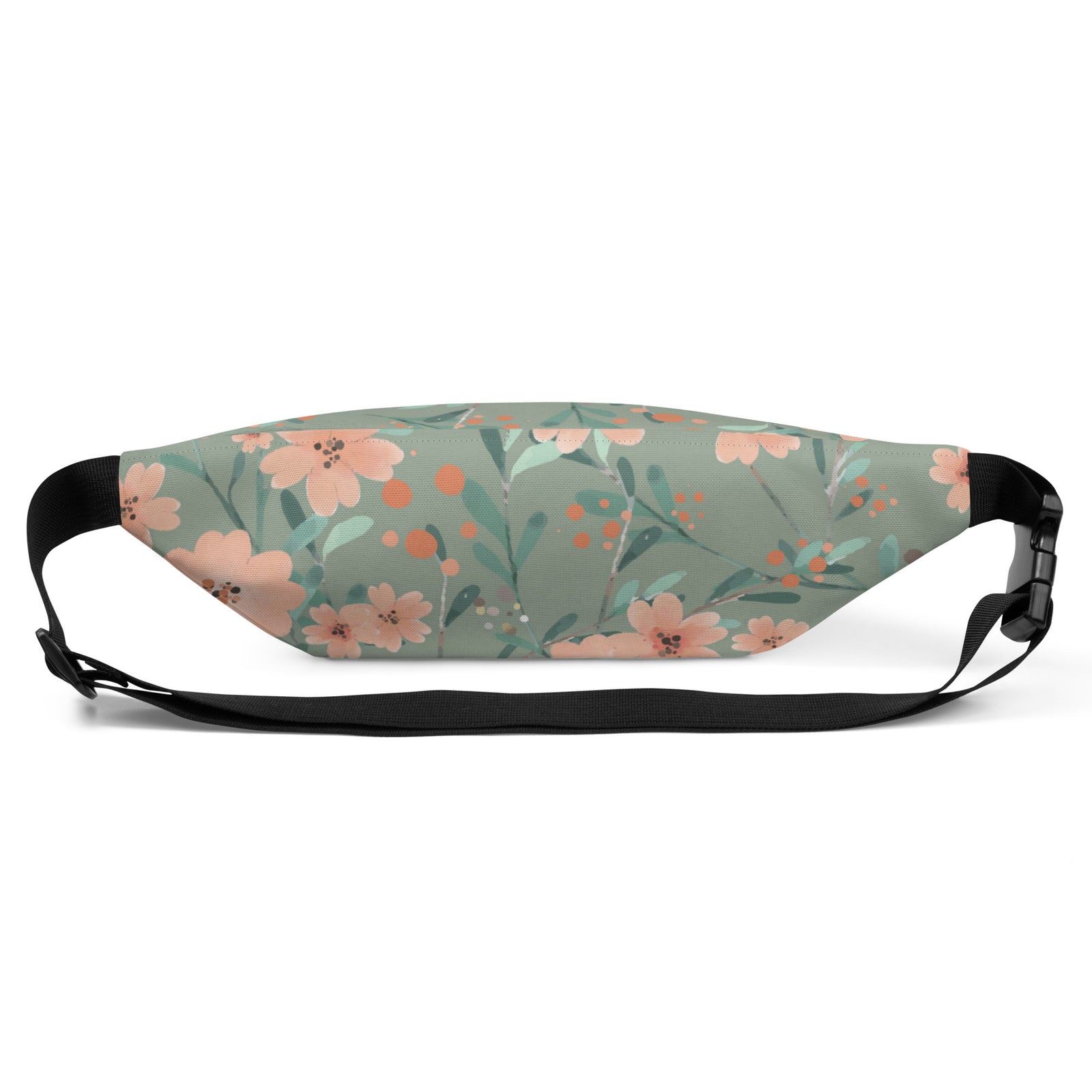 Sac banane femme fleurs vert sauge – vue 8