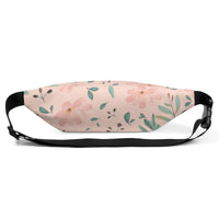 Sac banane fleurs pastel crème – vue 7