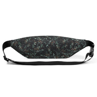 Sac banane feuillage eucalyptus fond noir – vue 3