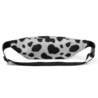 Sac banane peau de vache noir et blanc – vue 9