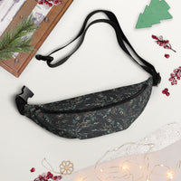Sac banane feuillage eucalyptus fond noir – vue 7