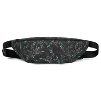 Sac banane feuillage eucalyptus fond noir